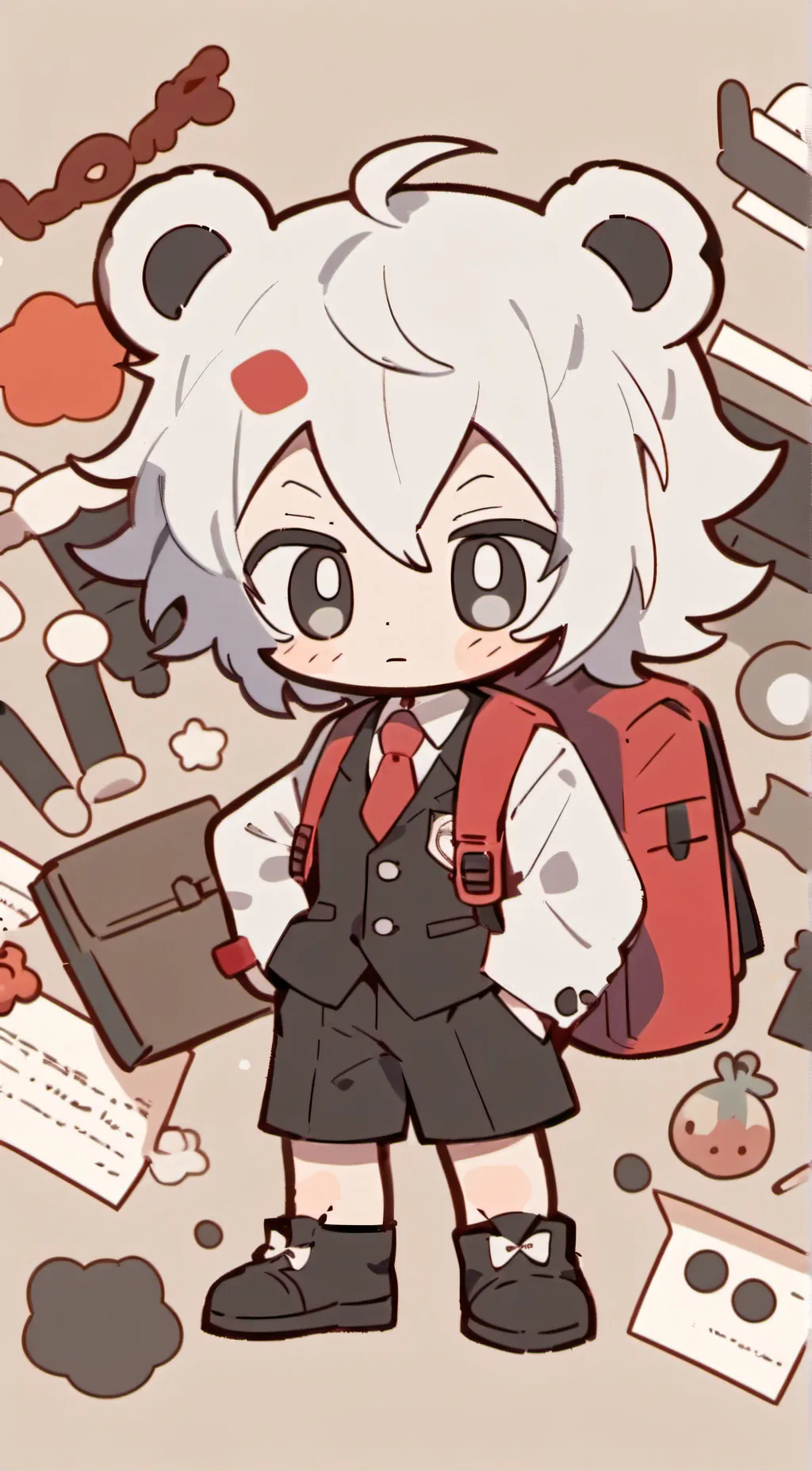 ai character: Leas  background