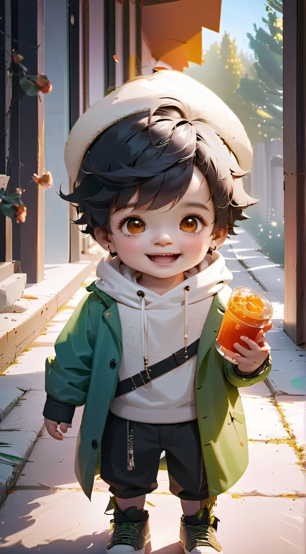 ai character: Fred background