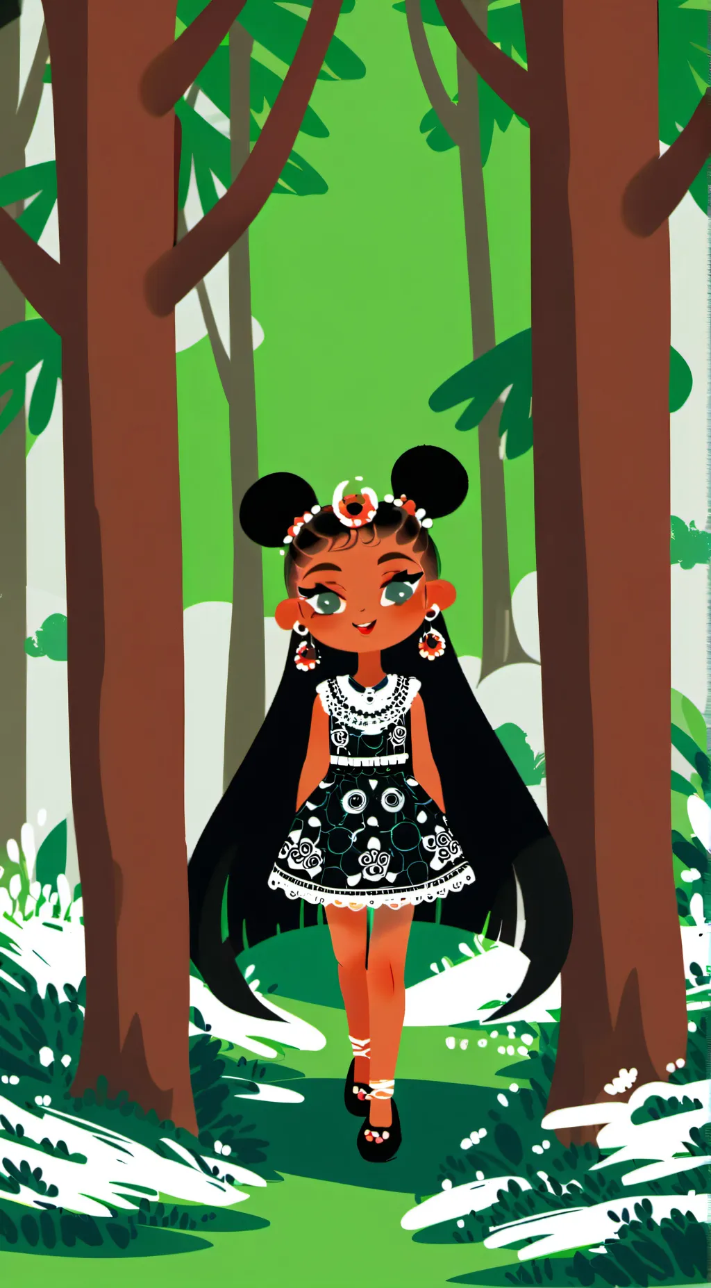 ai character: lily background