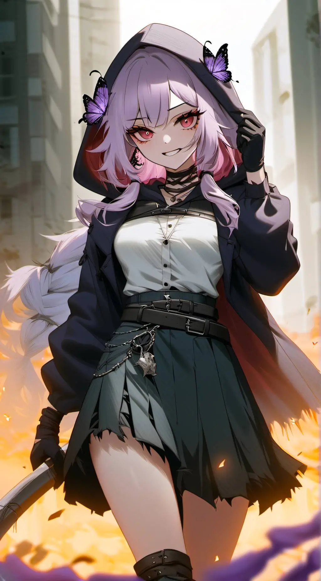 ai character: Blossom  background