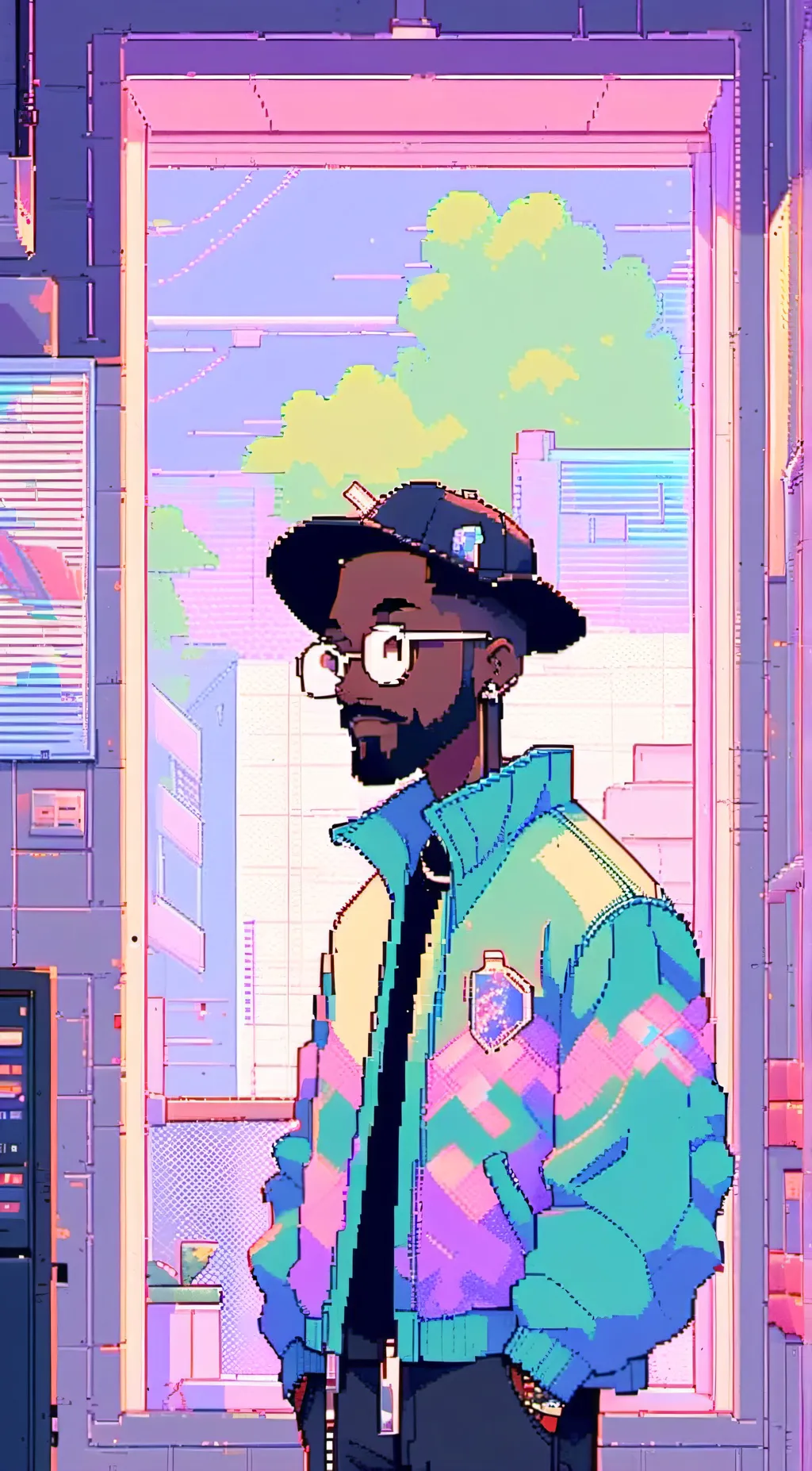 ai character: clown Reggie background