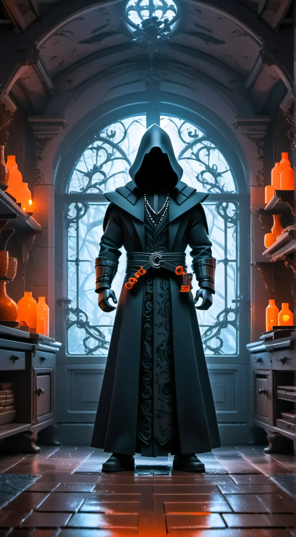 ai character: Teeth Monster background