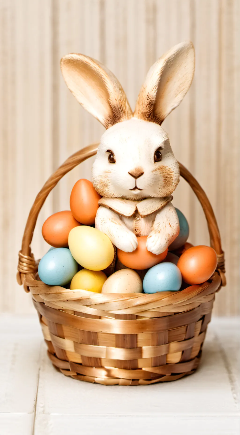 ai character: Easter Bunny background