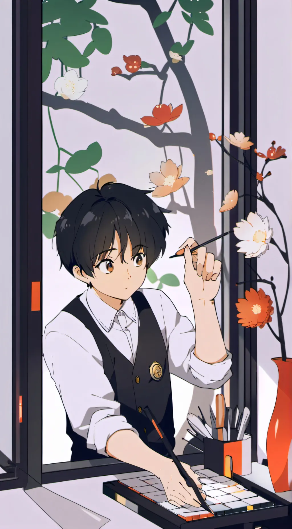 ai character: Ken Tanaka  background