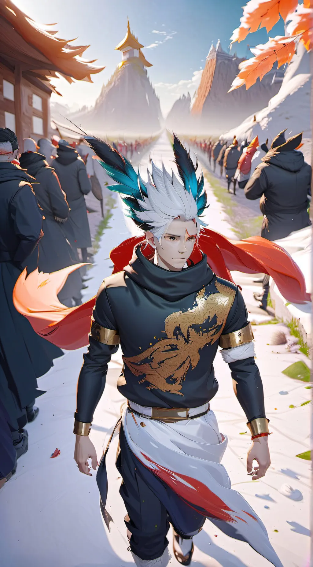 ai character: Demon slayer kny background