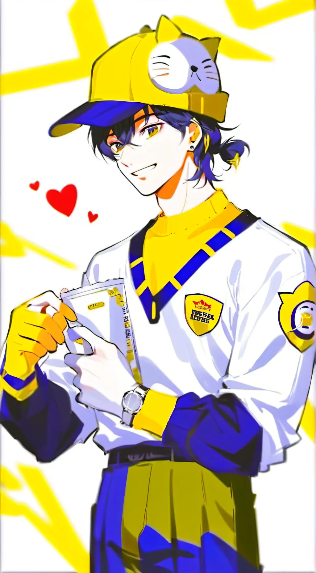 ai character: Aaron. background