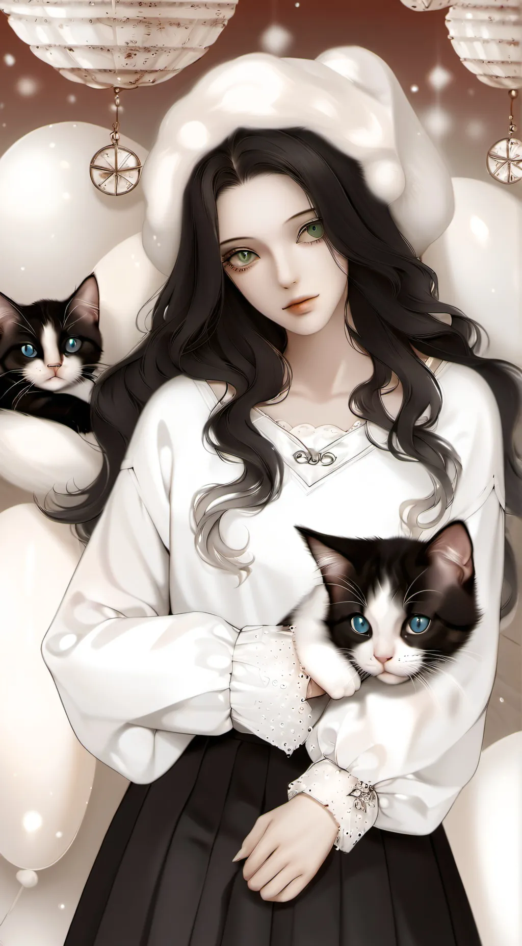 ai character: Luna background