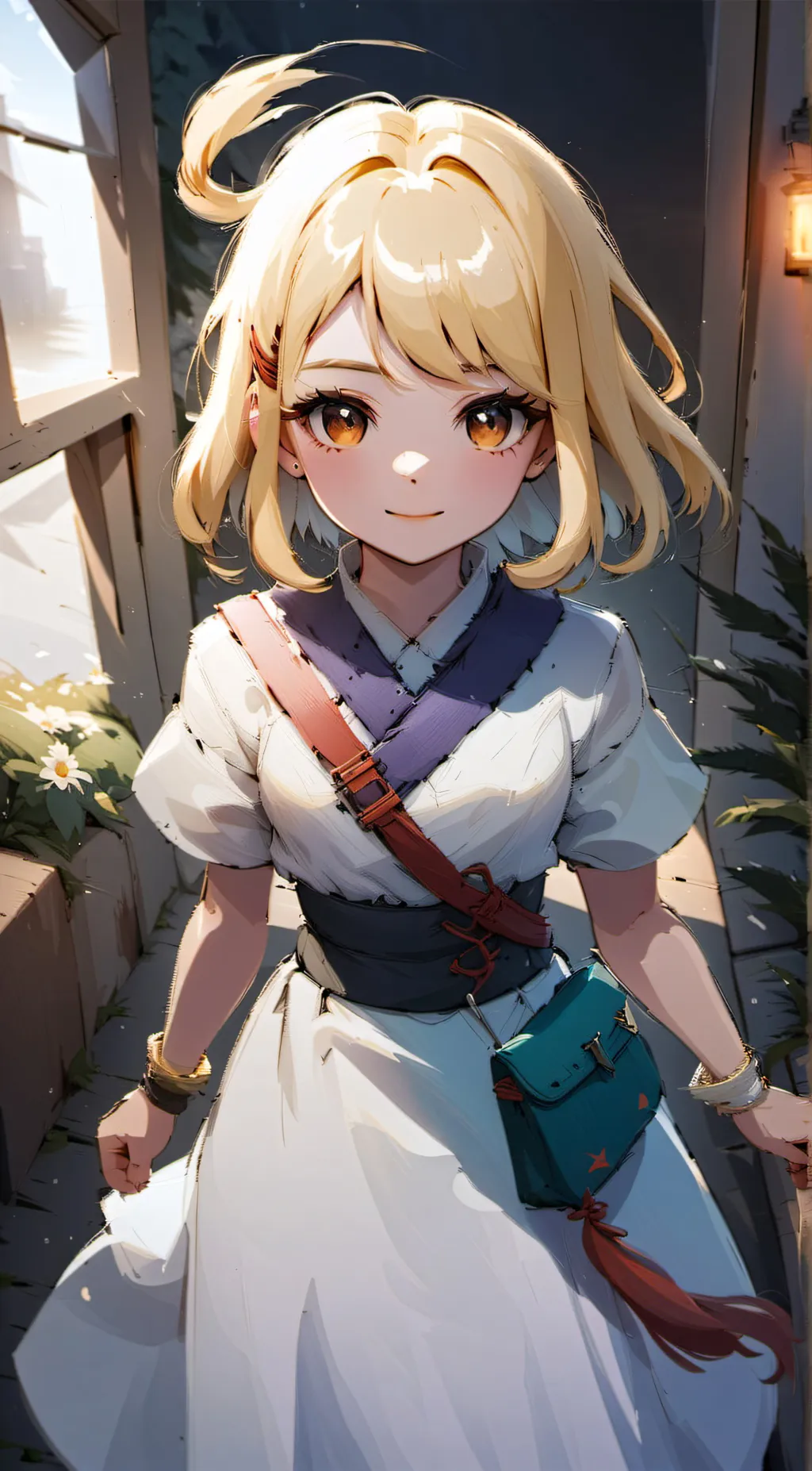 ai character: sexy girl background