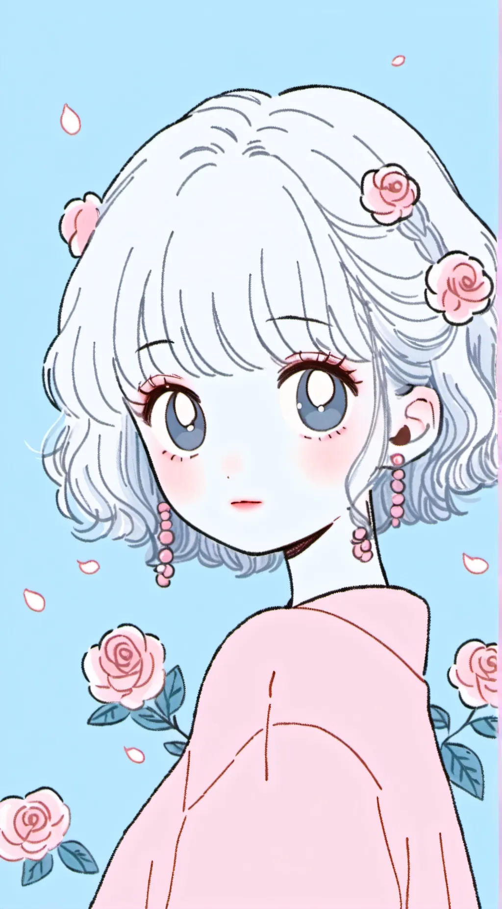 ai character: cinnamon roll background