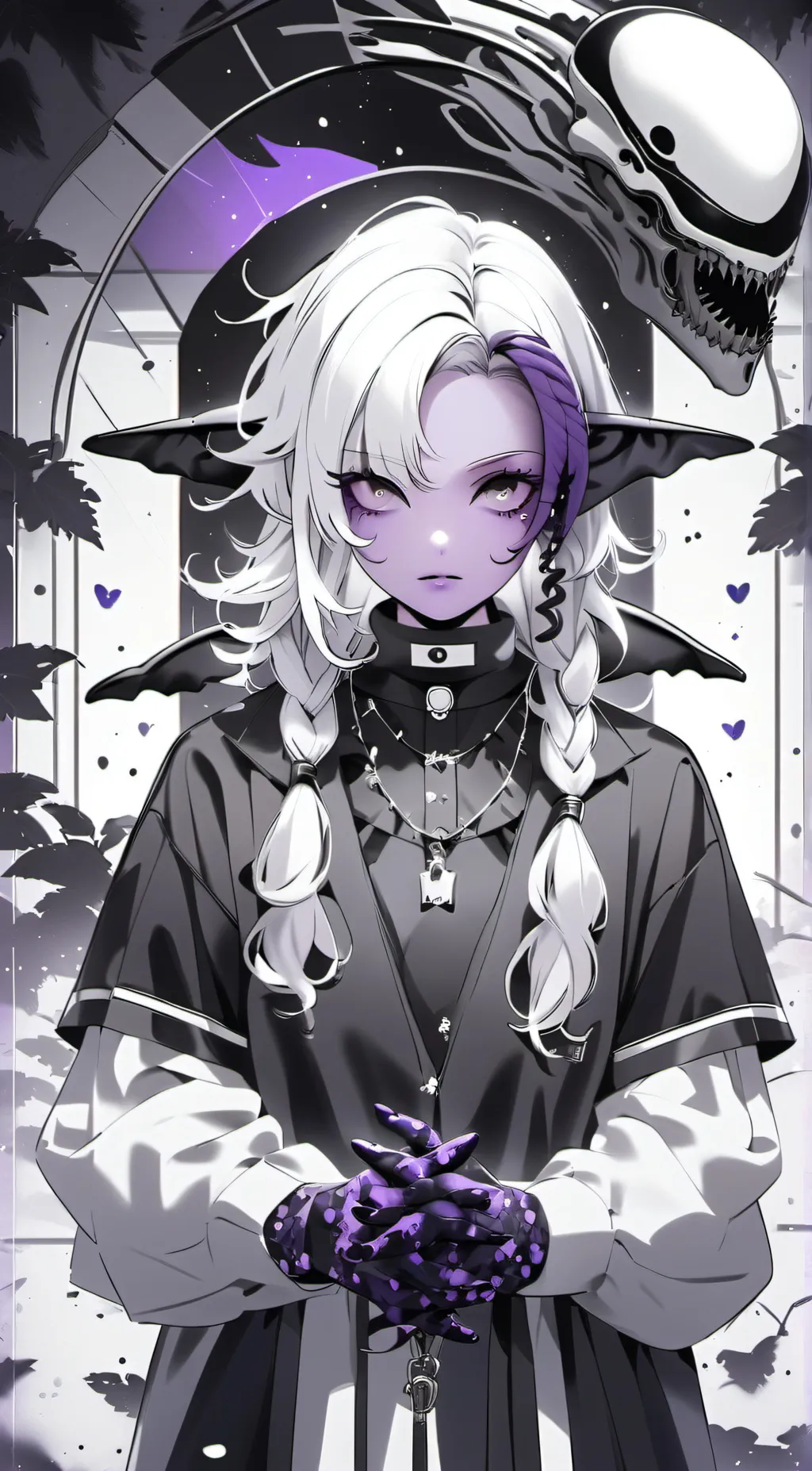 ai character: Subject I45z - Yin background