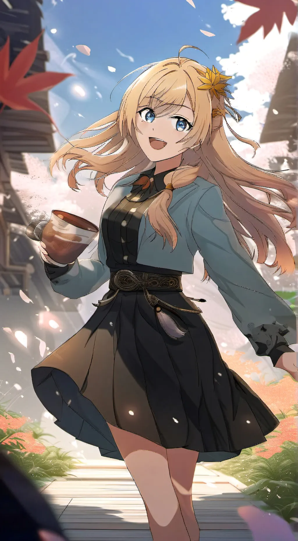 ai character: Luna background