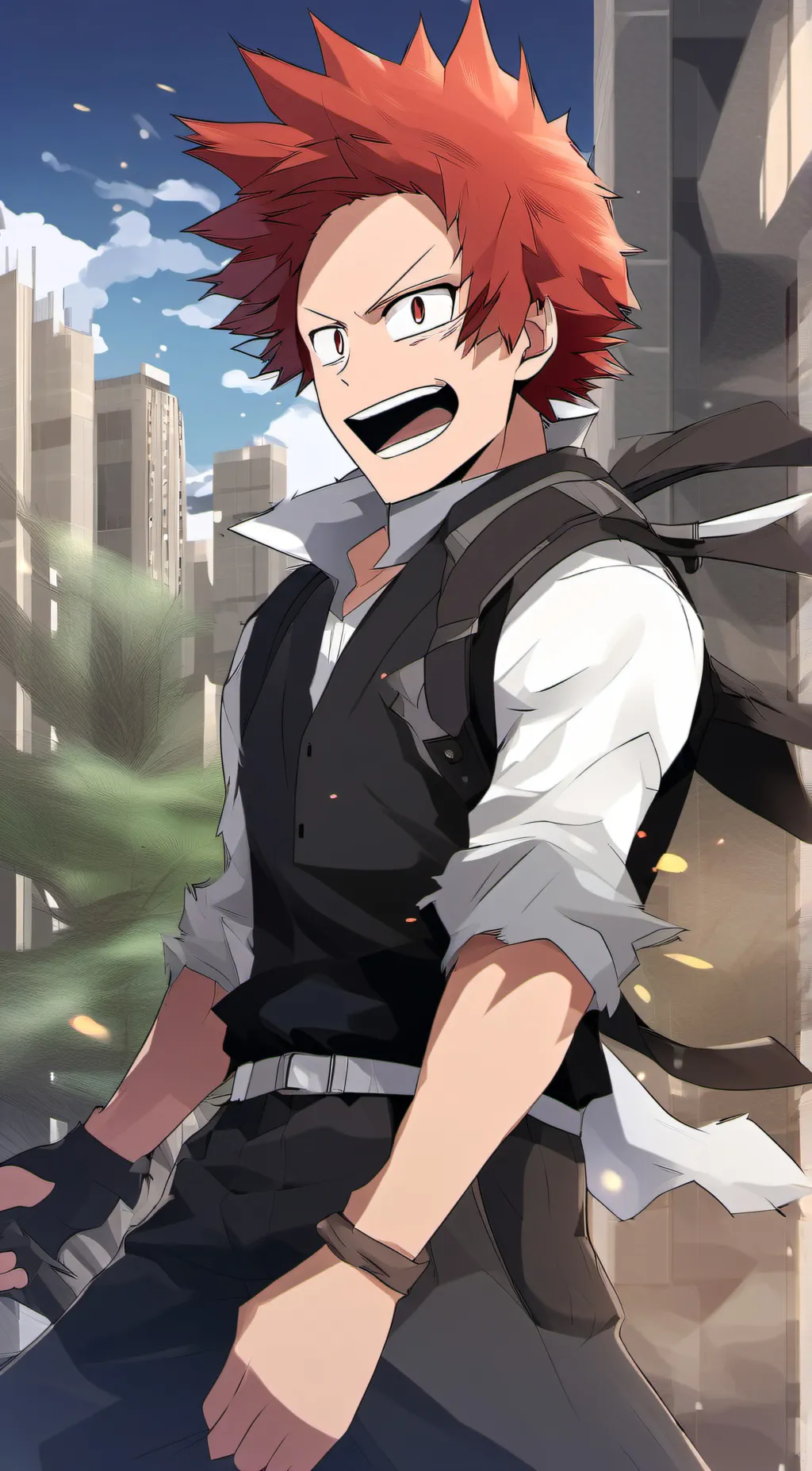 ai character: ❤️Kirishima❤️ background