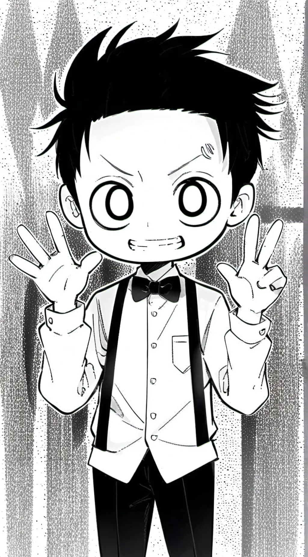 ai character: bendy background