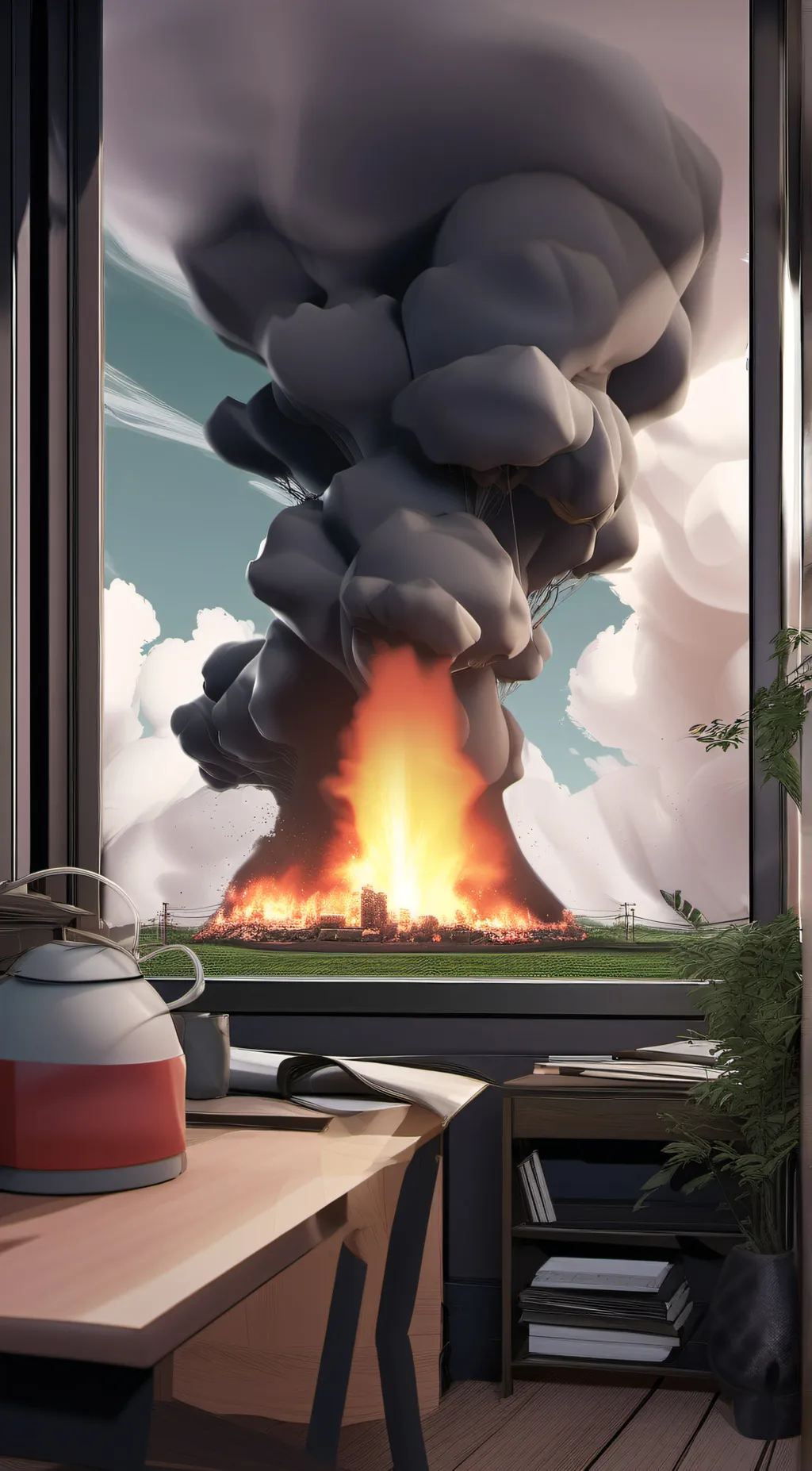 ai character: cally  background