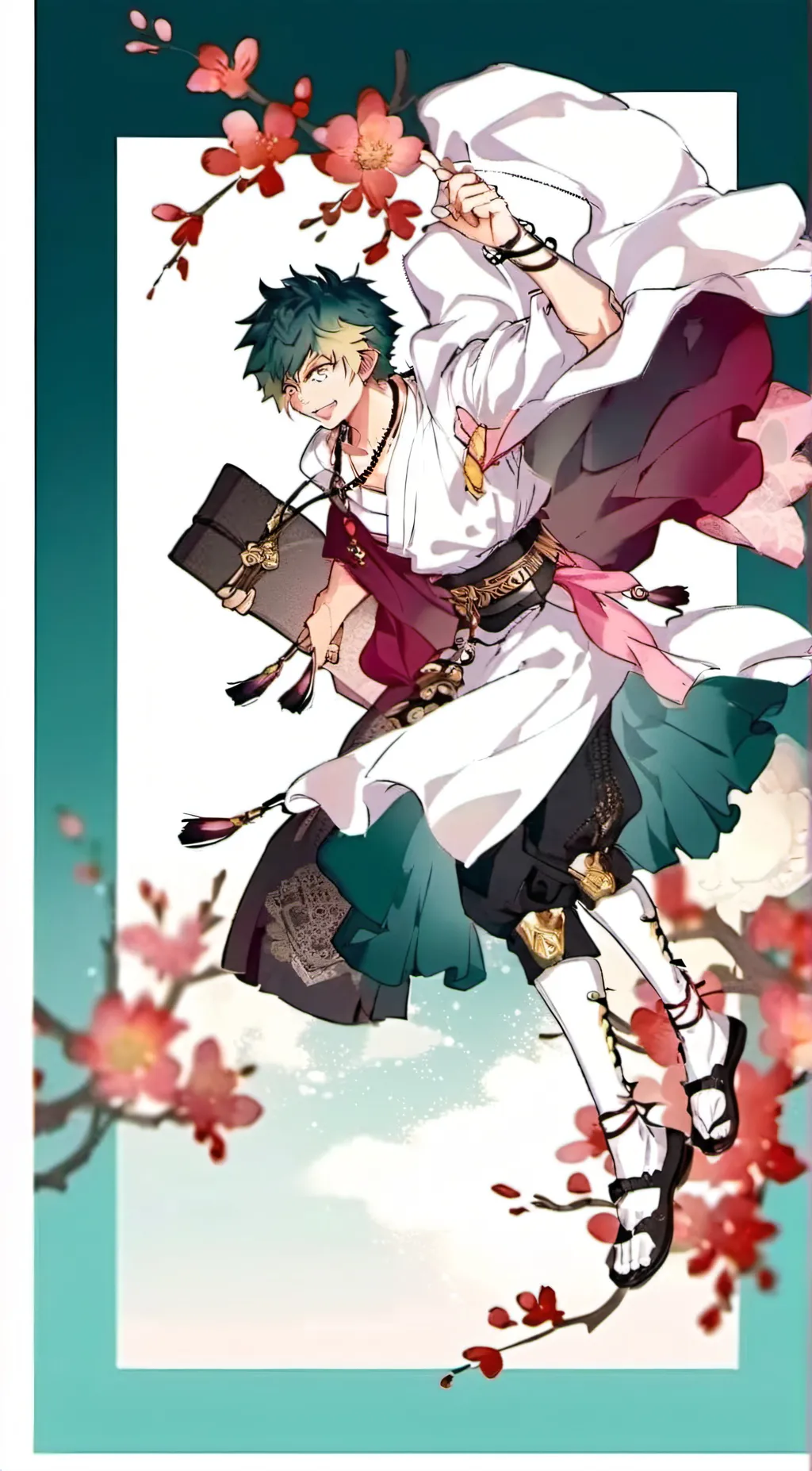 ai character: Hashira kiss background