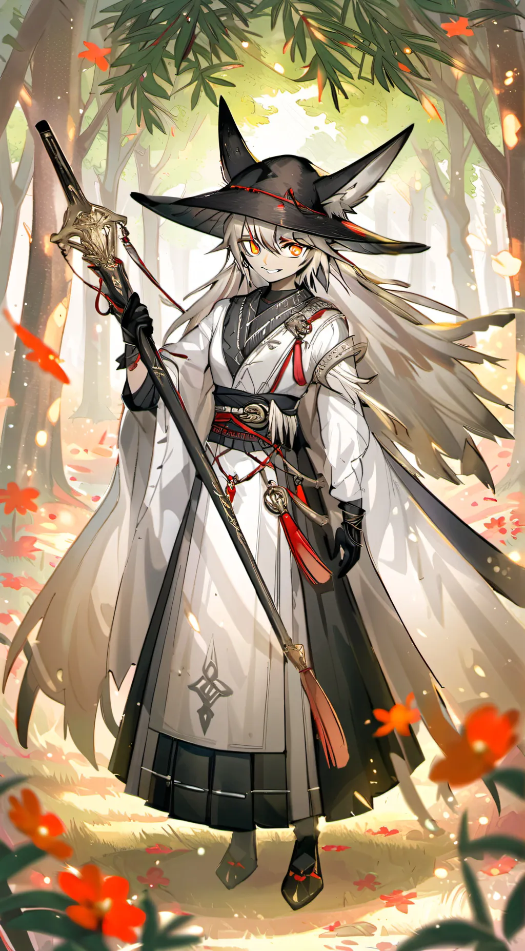 ai character: Sakura background