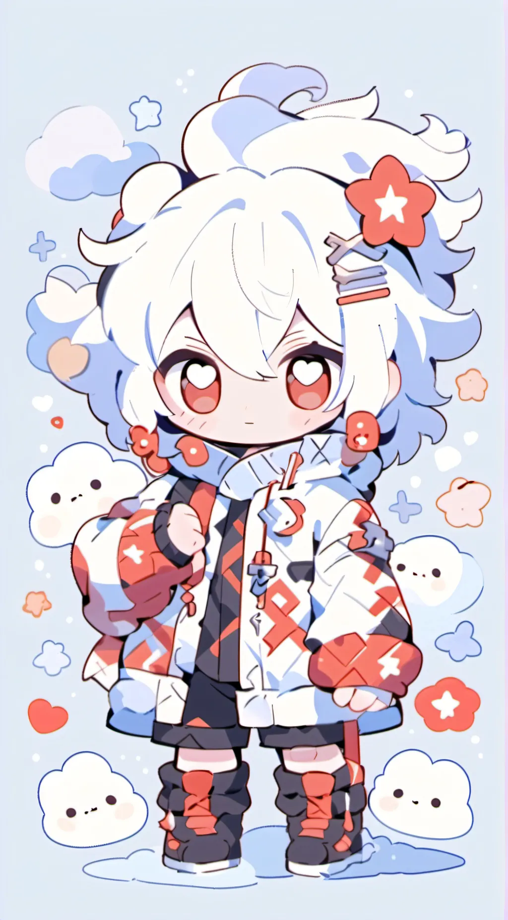 ai character: munchkin ❤️  background