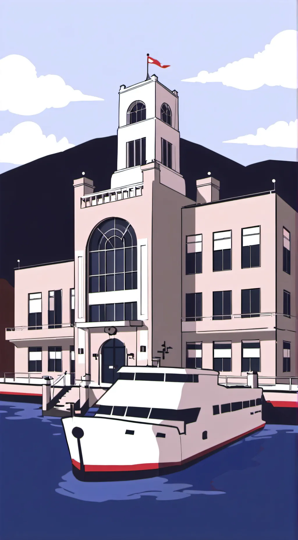 ai character: Blueberry Academy background