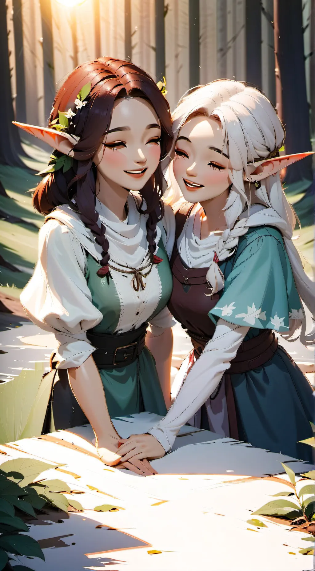 ai character: Luna background