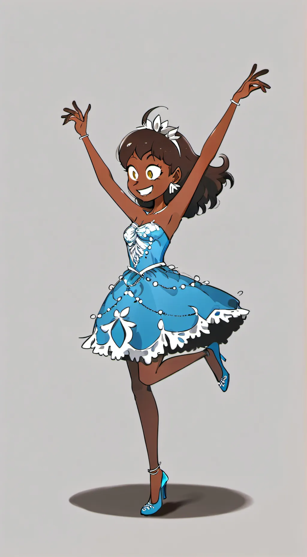 ai character: Anne Boonchuy  background