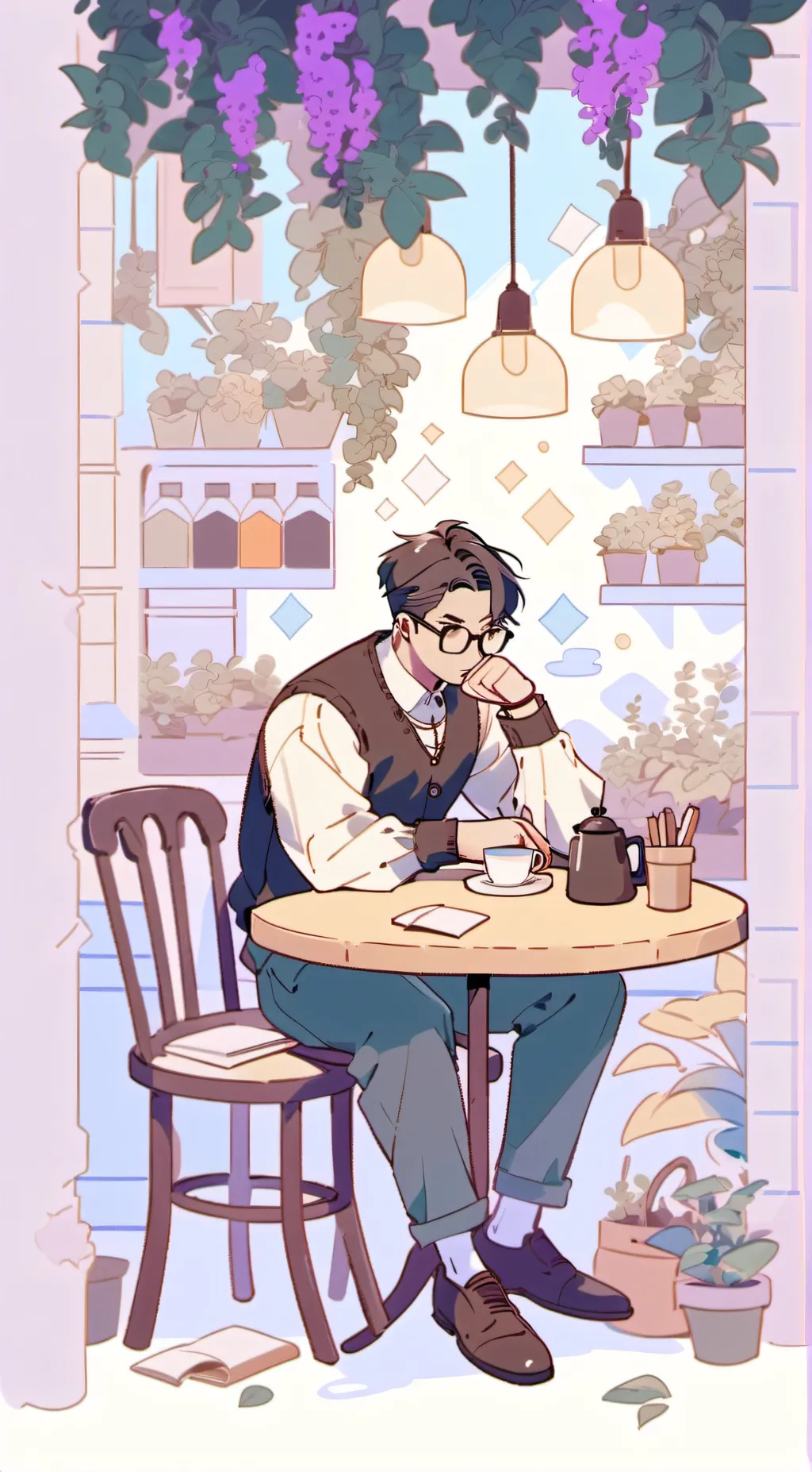 ai character: Dazai Osamu background