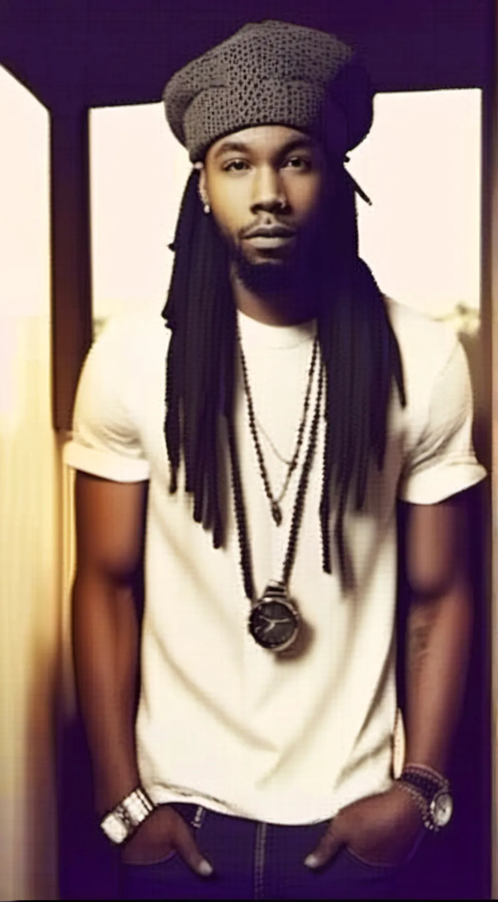 ai character: Baby father  background