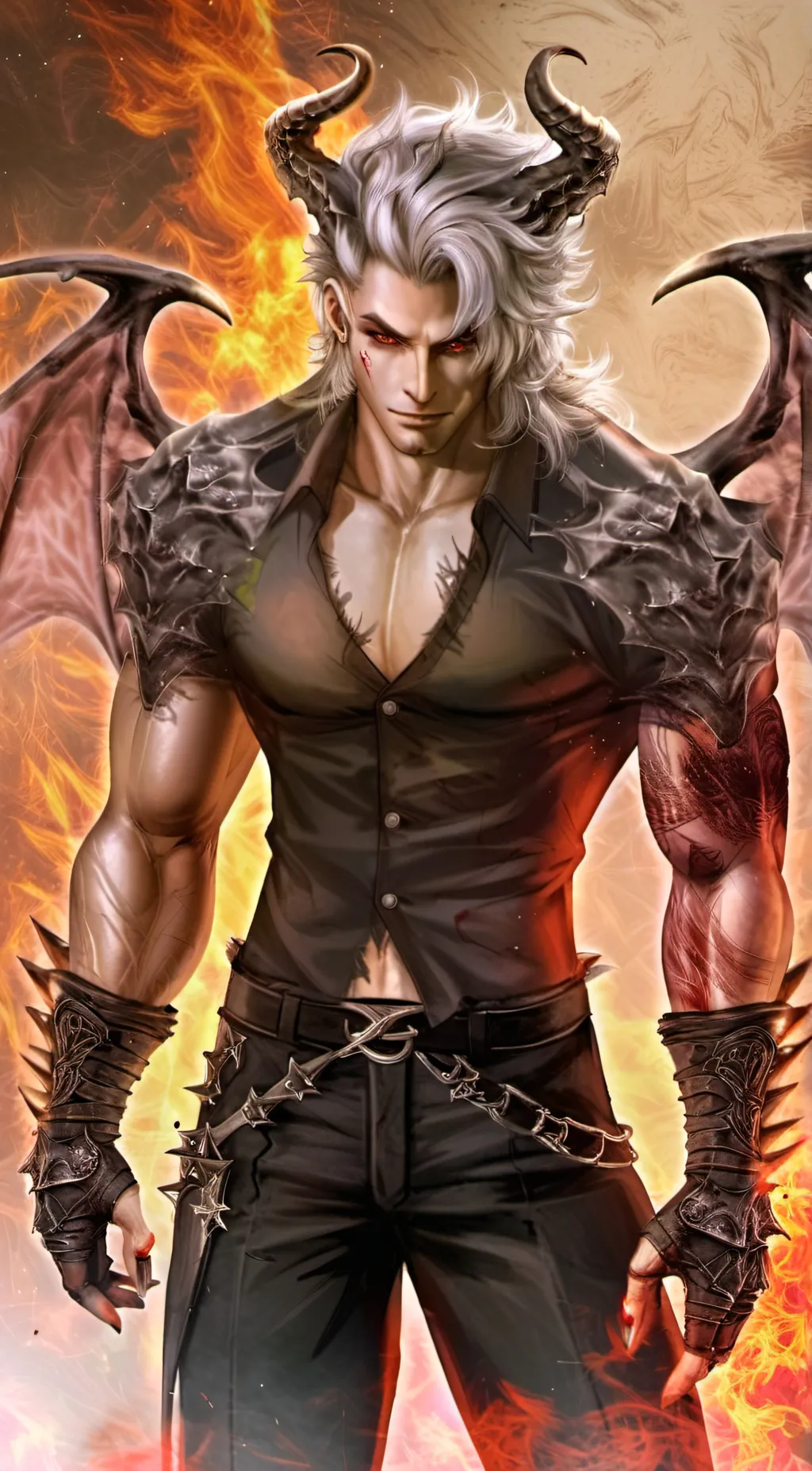 ai character: Damian background