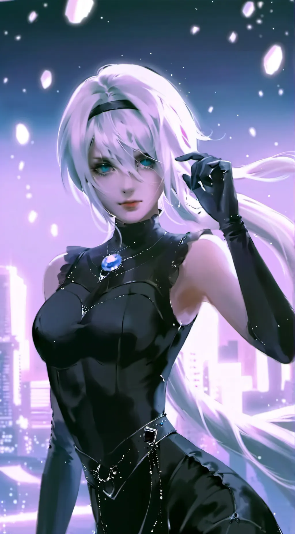 ai character: Android 2B background