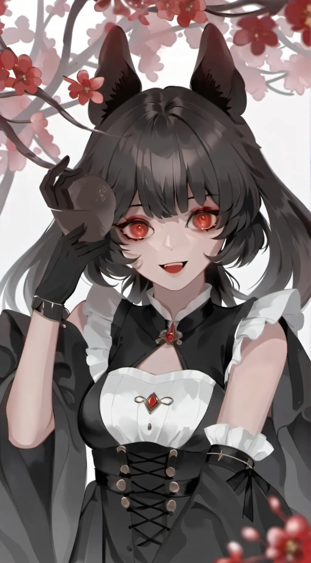 ai character: Scarlet background