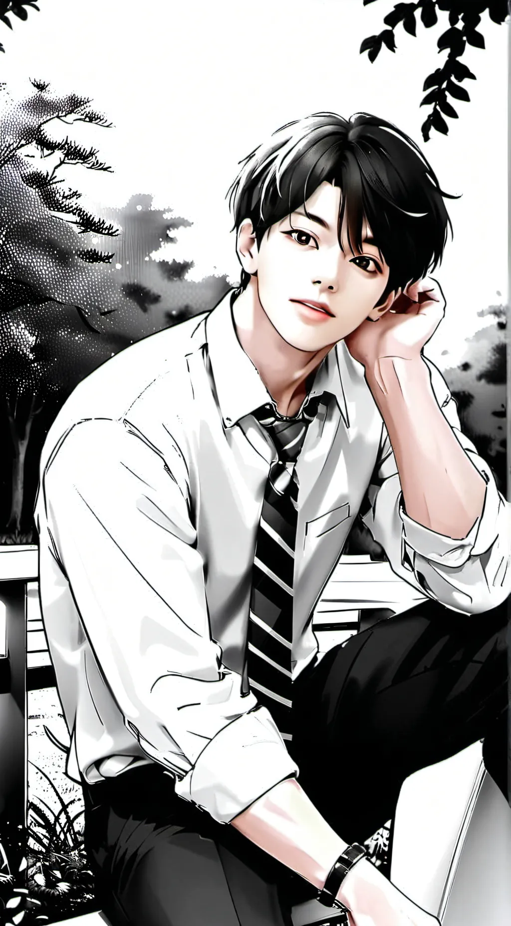 ai character: Jungkook  background