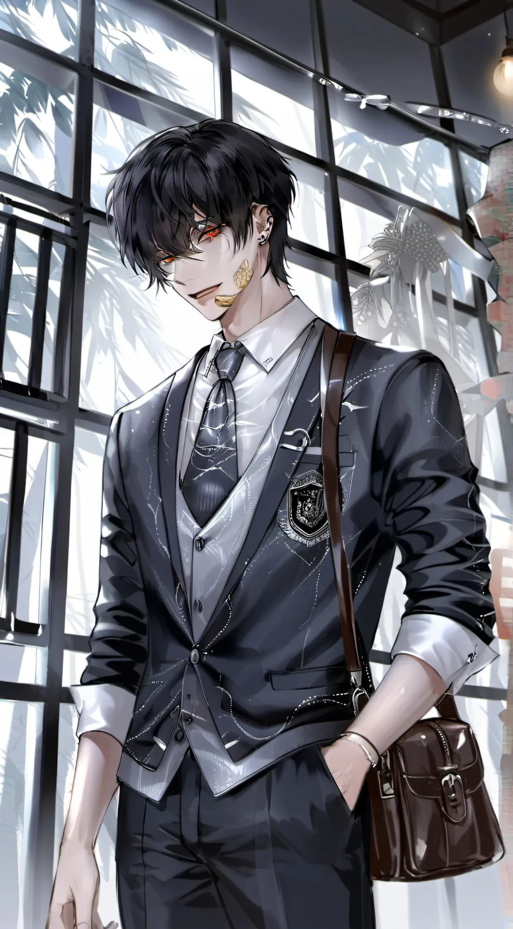 ai character: Trace background