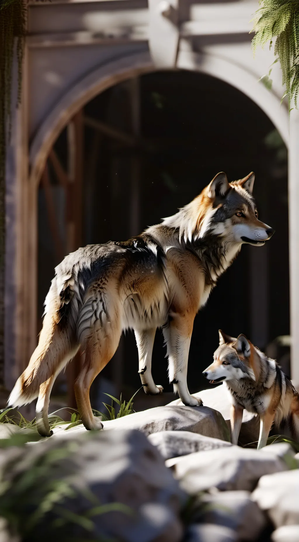 ai character: the zok tunnel  background