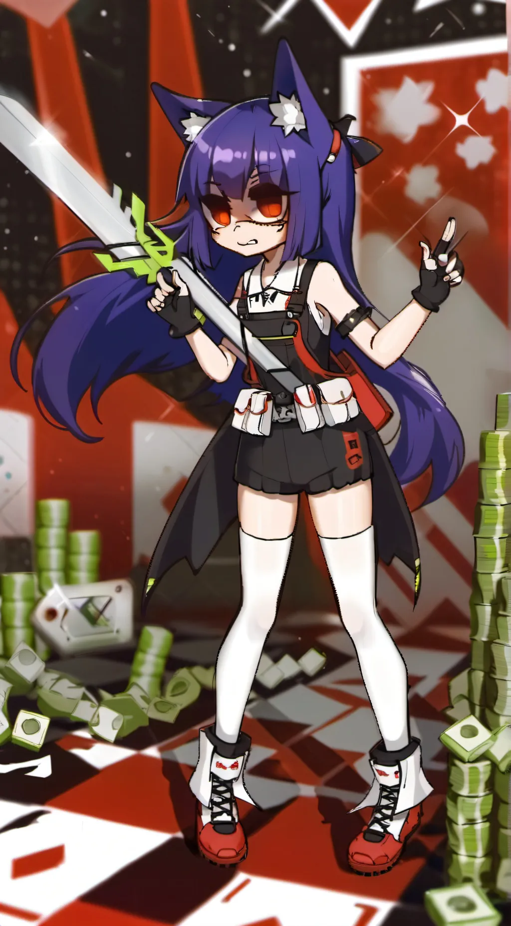 ai character: Sonica.Exe background