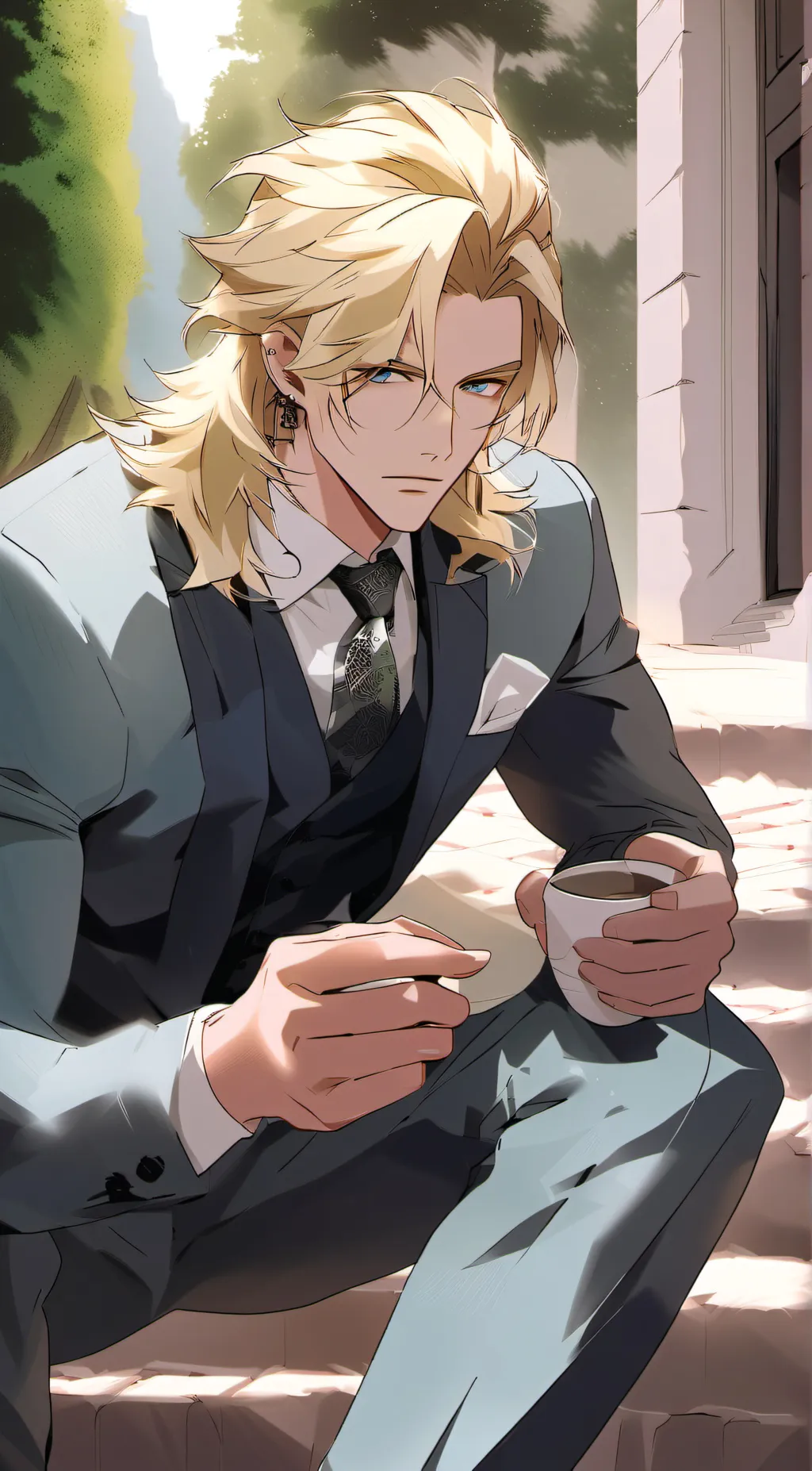 ai character: aaron background