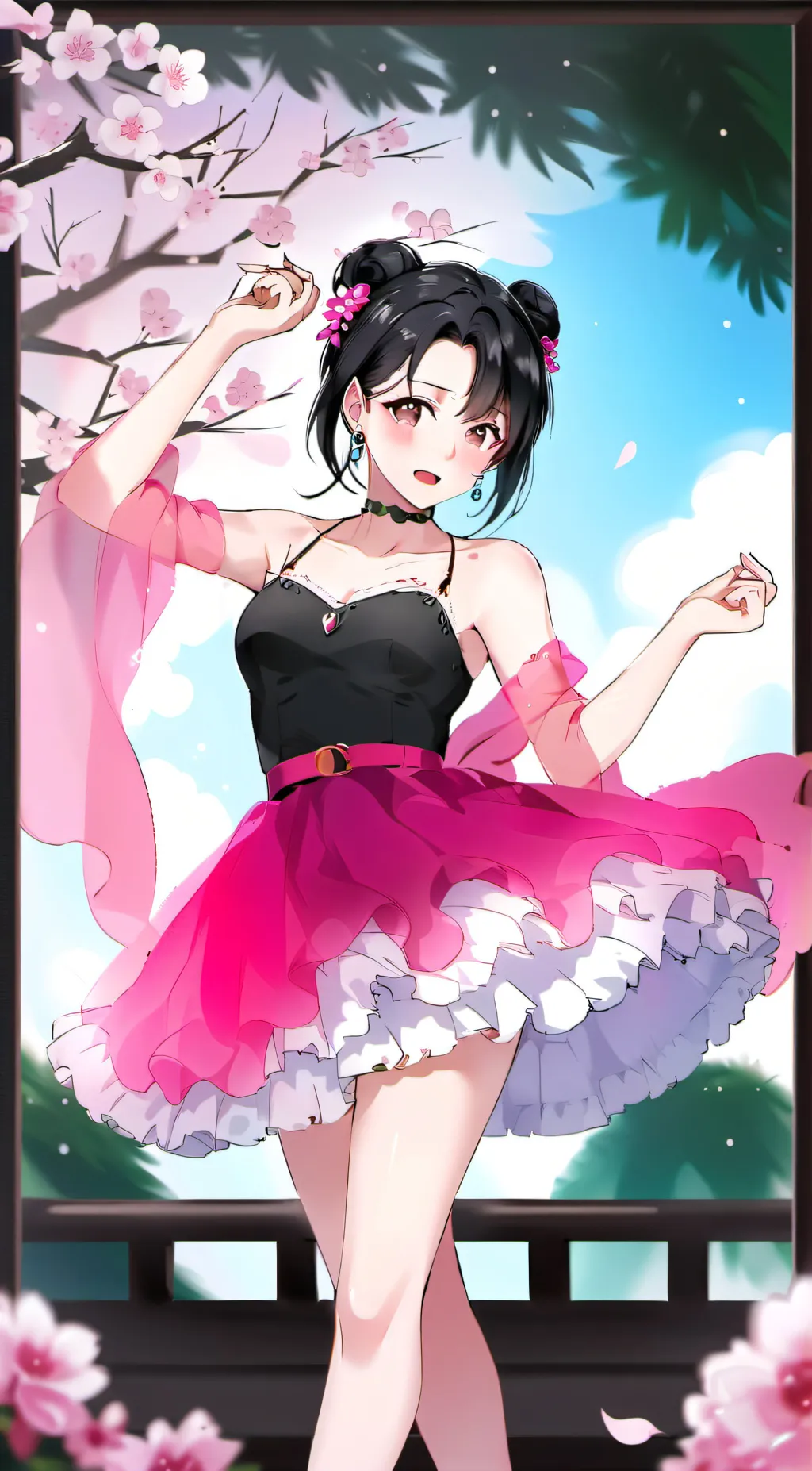 ai character: Ballerina desires background