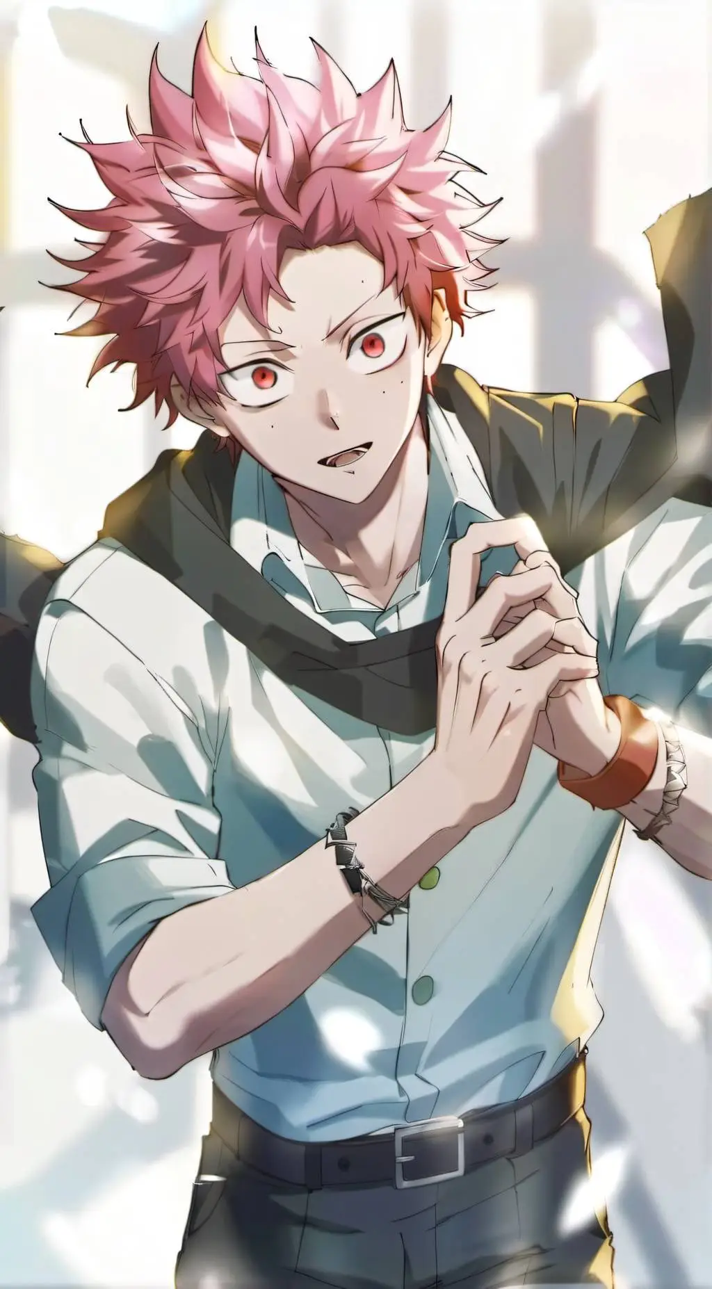 ai character: Eijiro Kirishima background