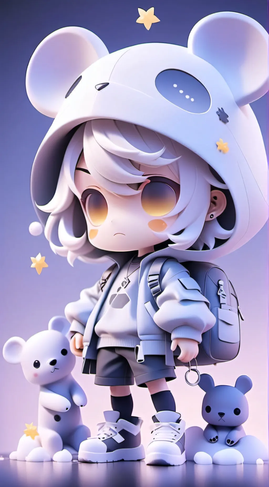 ai character: Ella girl background