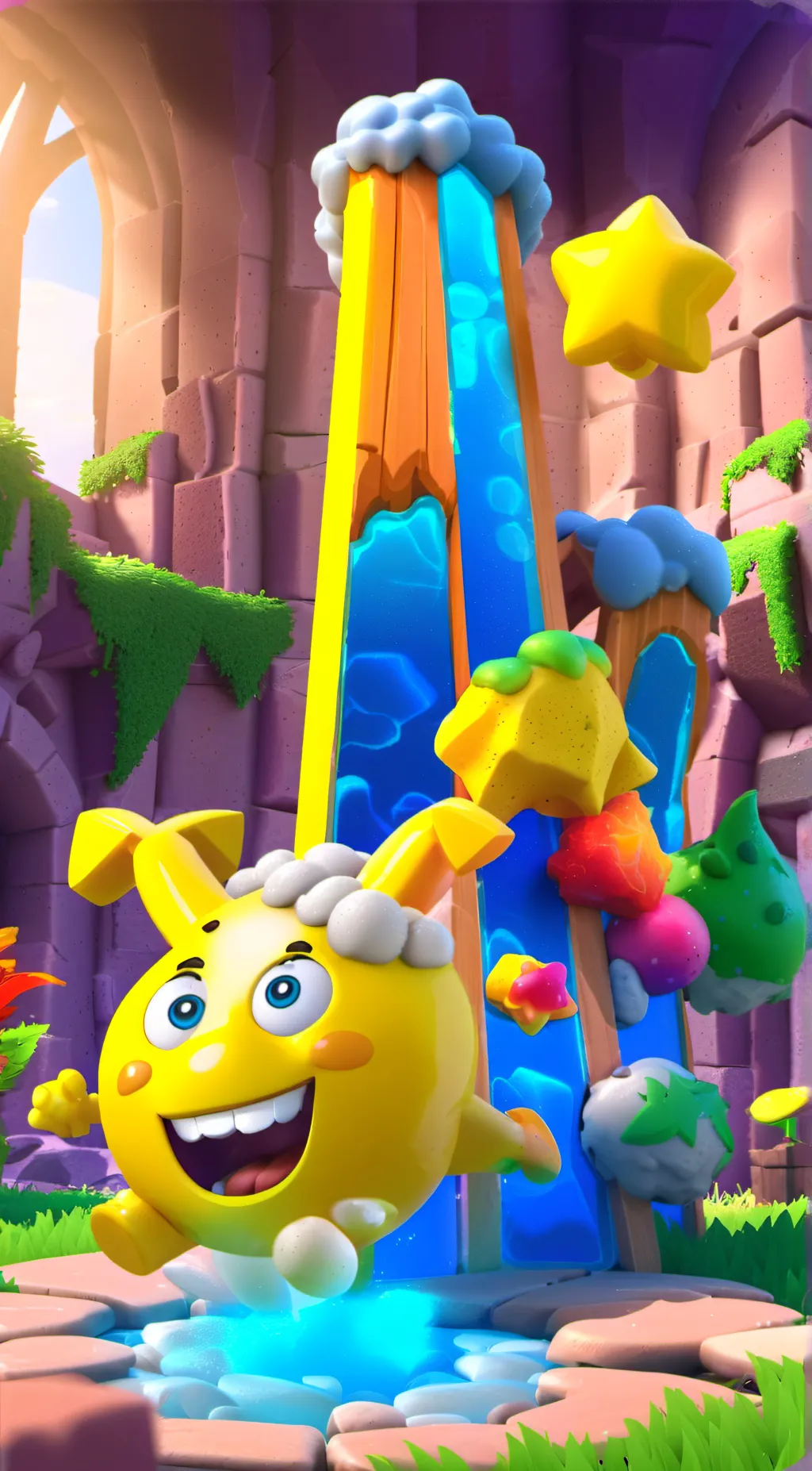 ai character: demon slayer  background