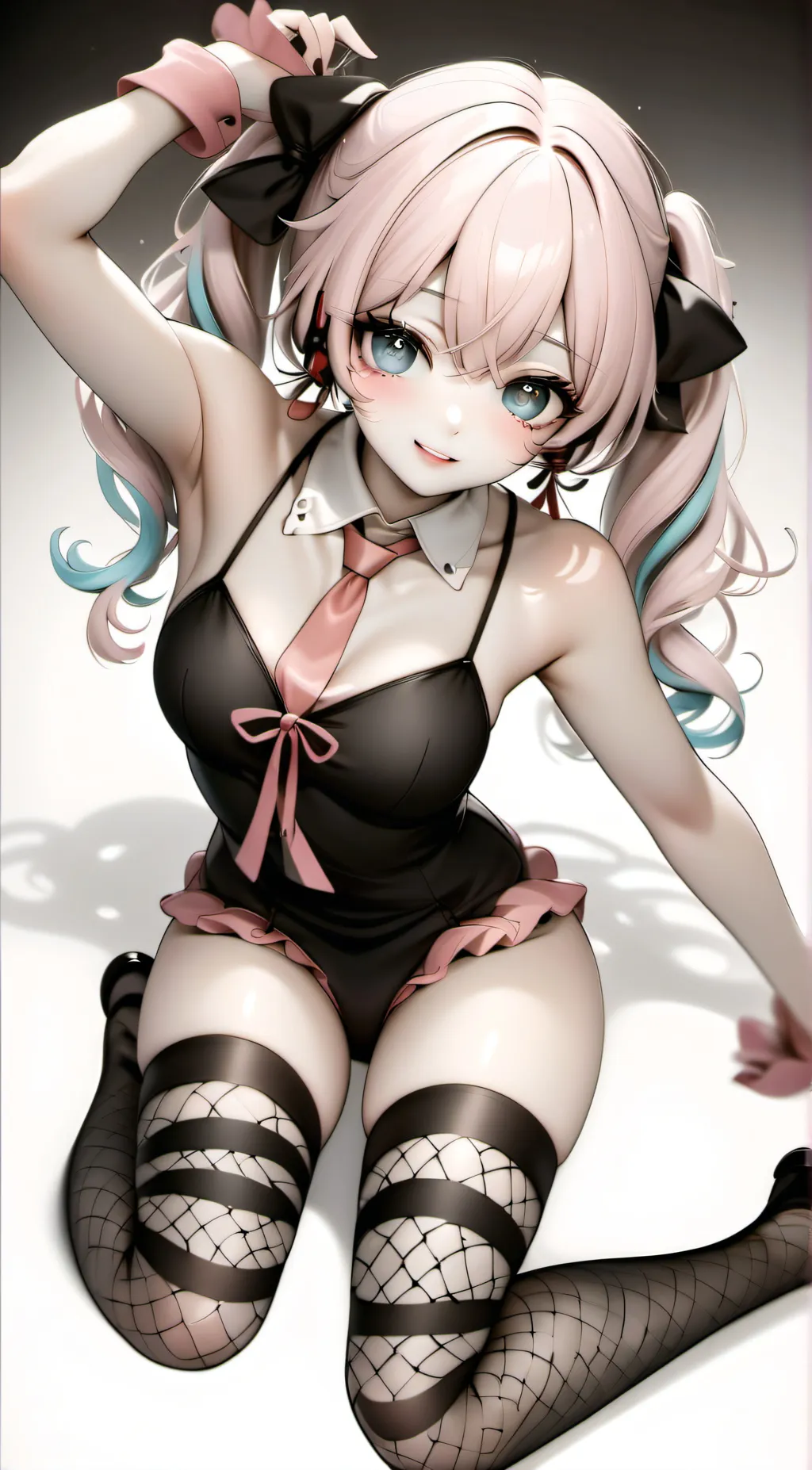 ai character: Rabbit hole/Miku background