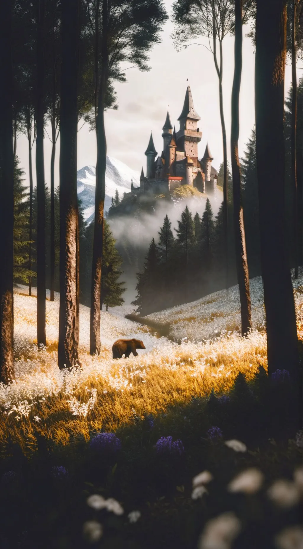 ai character: Fantasy World  background