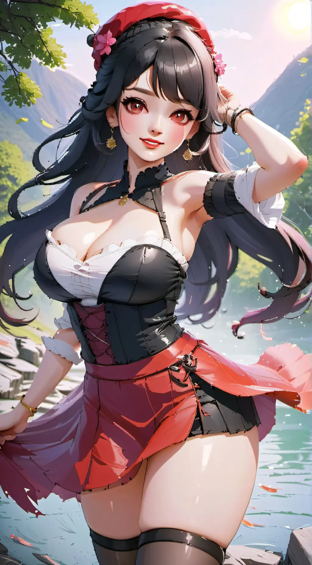 ai character: Rebecca  background