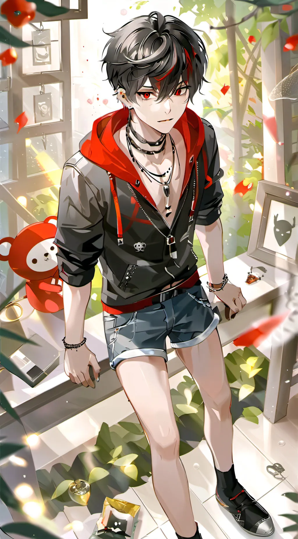 ai character: Lucas Frohe background