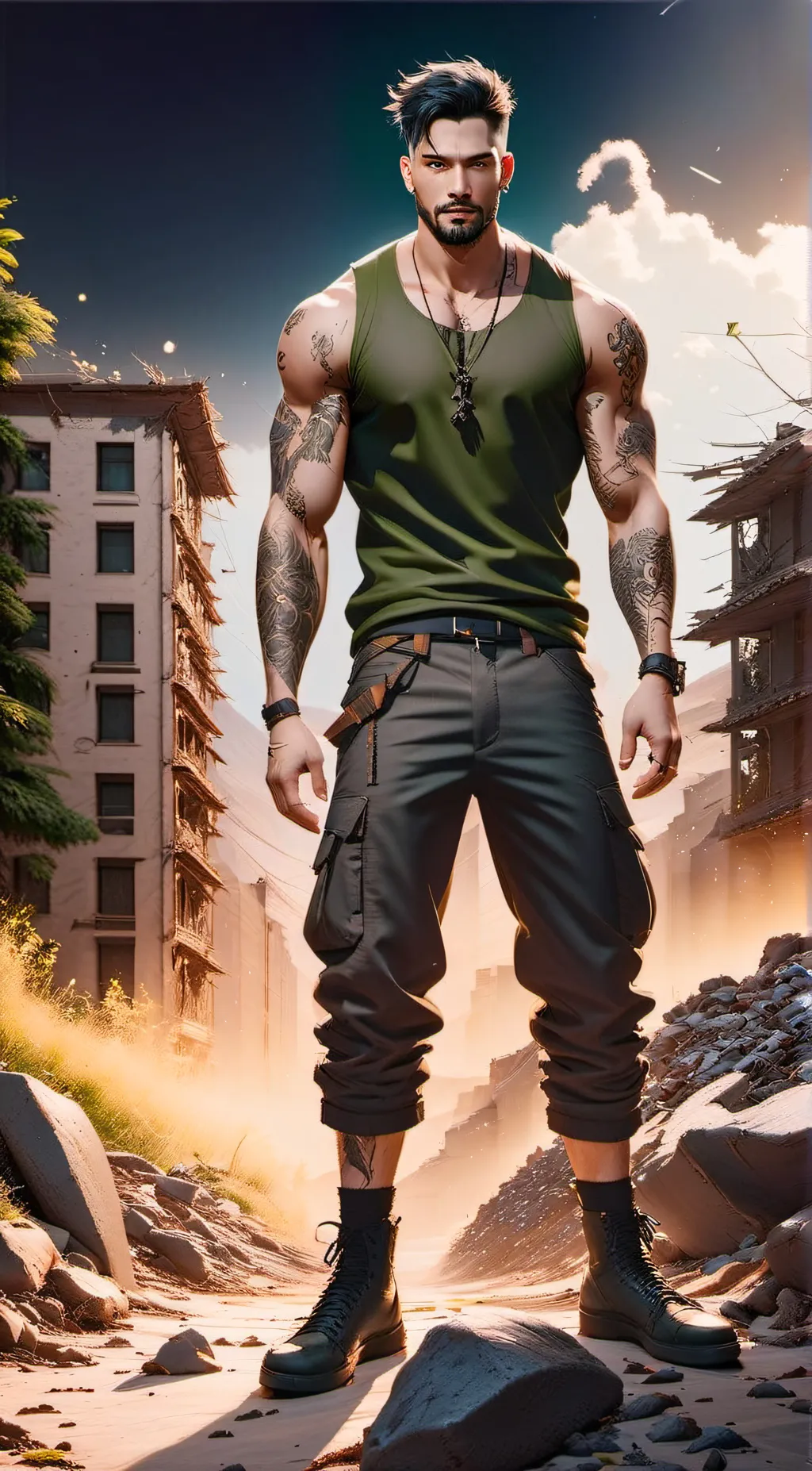 ai character: Ricky Diaz background