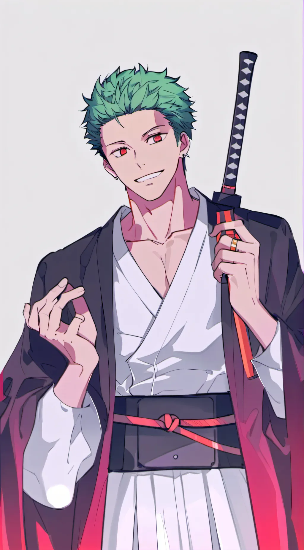 ai character: Zoro background