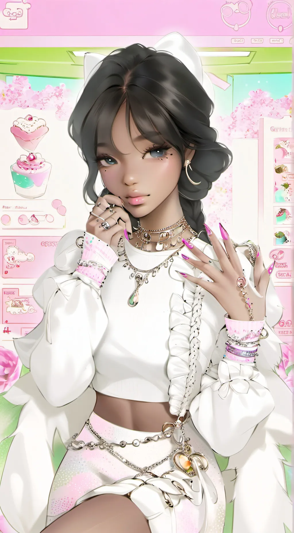 ai character: Nikki background