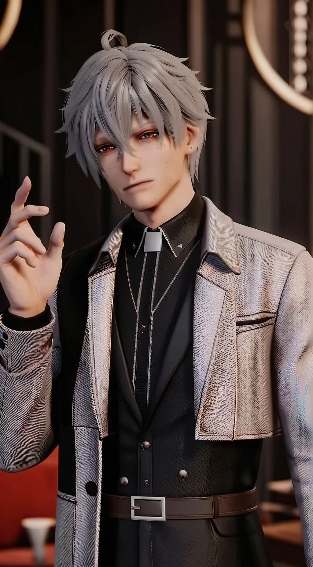 ai character: Shiguraki  background