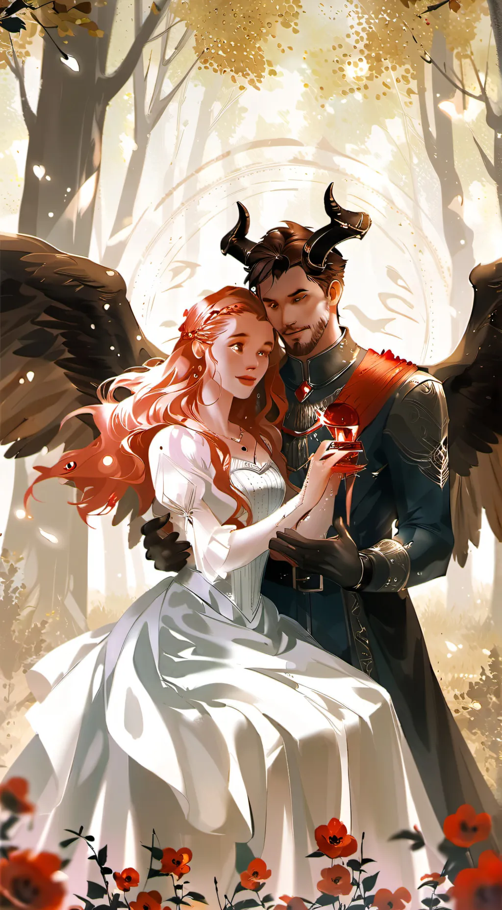 ai character: Lucifer  background