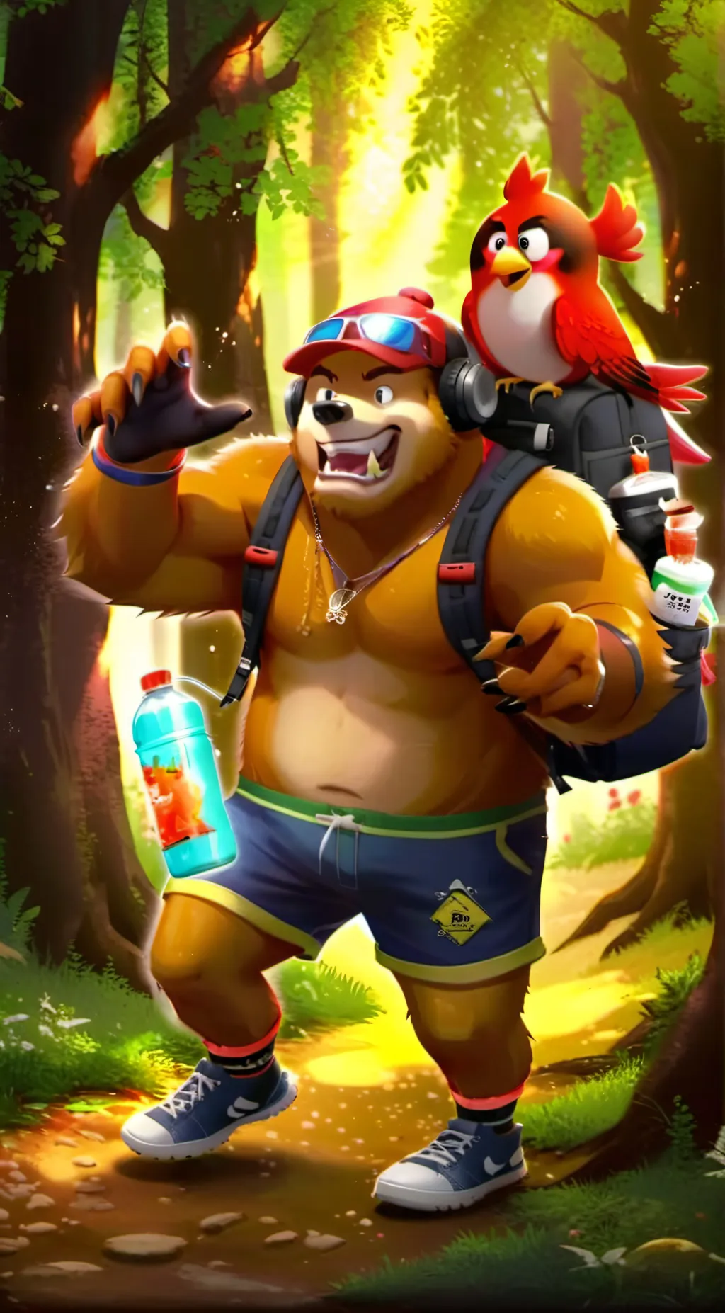 ai character: Banjo & Kazooie background