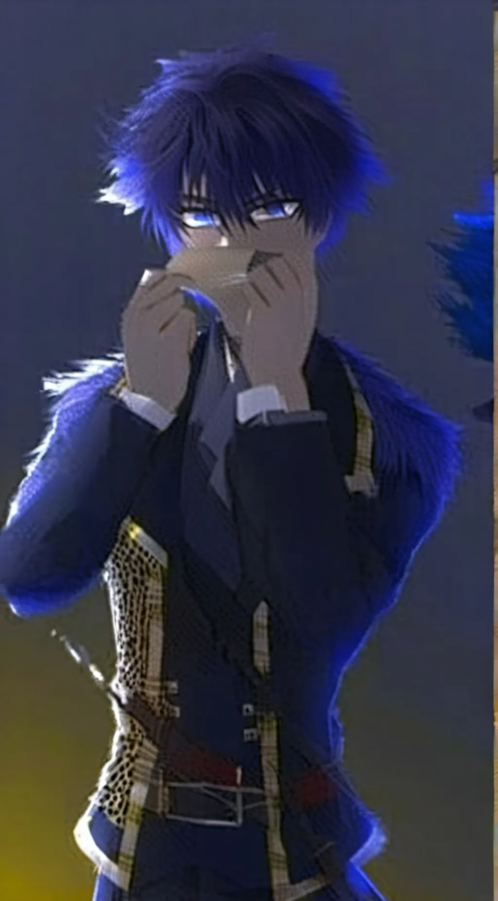 ai character: ein background