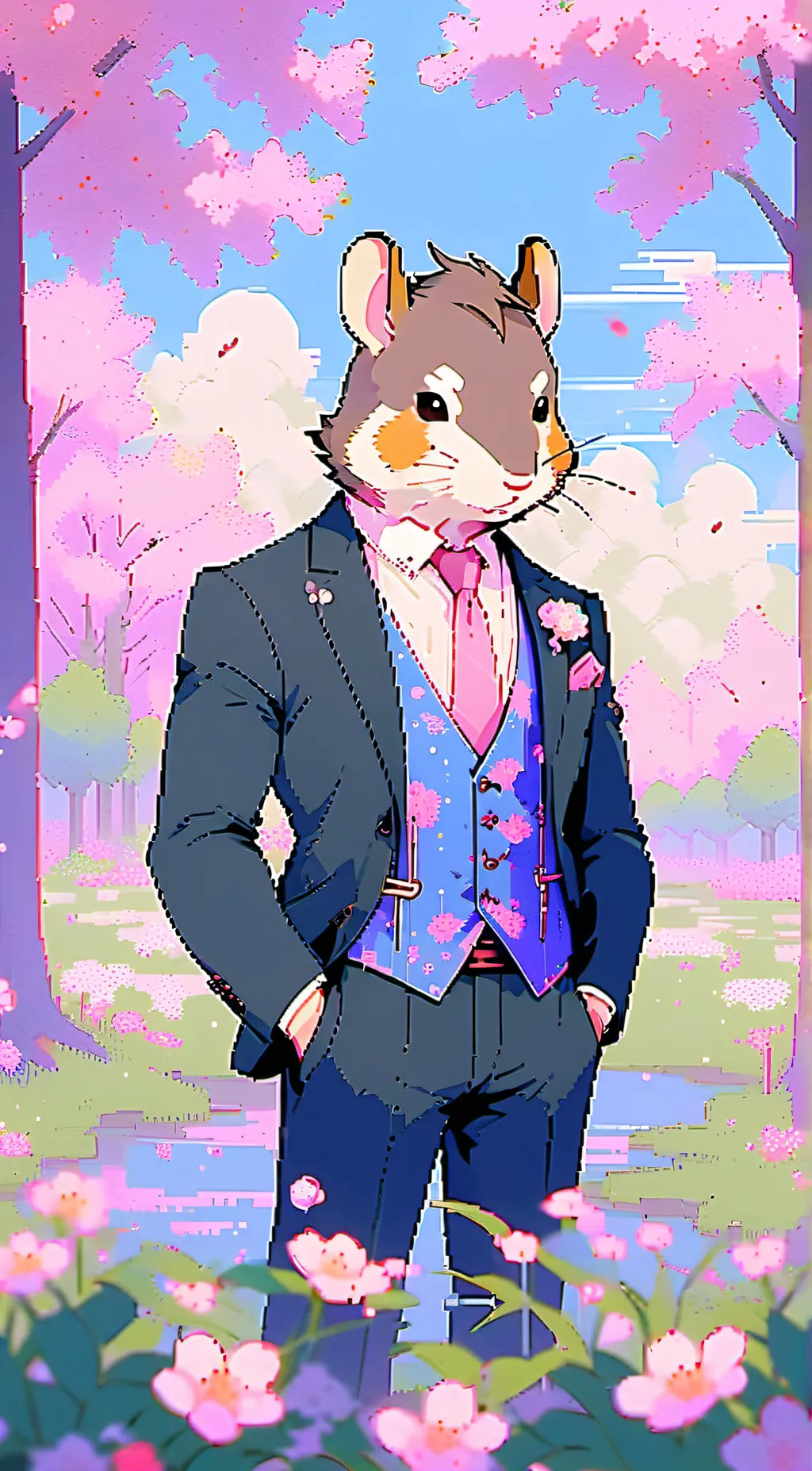 ai character: Sir hamster background